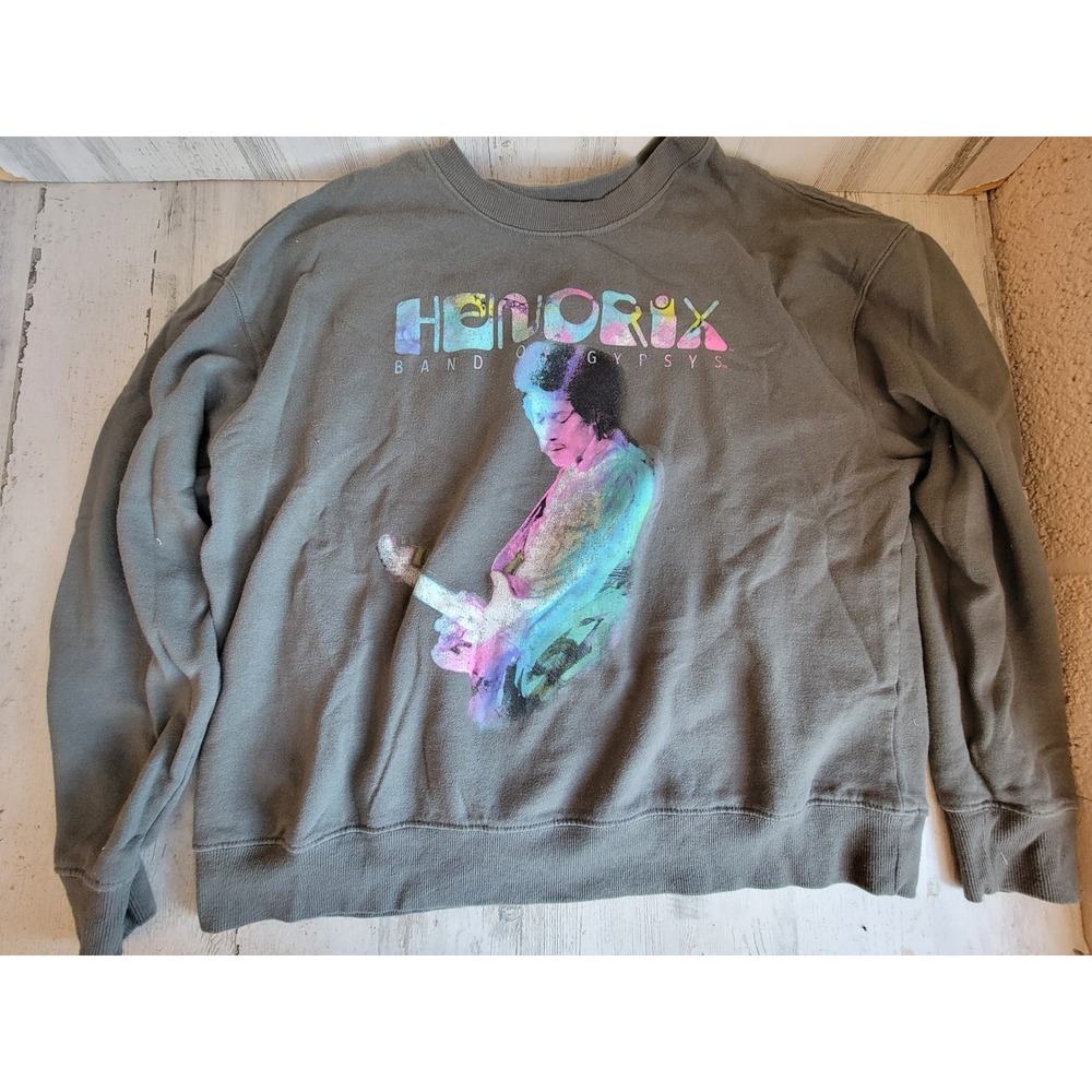 Jimmy Hendrix XXL‎ tour long sleeved sweatshirt gray band gypsy